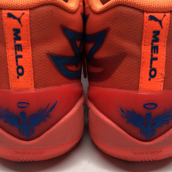 Mens PUMA MB.02 Supernova 376442-01 Orange/Blue USED Without Box Sz 6 - Picture 8 of 12